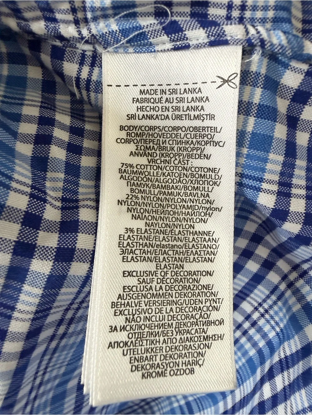 Ralph Lauren Blue Plaid Button-Down Dress Shirt